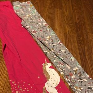 Bundle 2 girls leggings